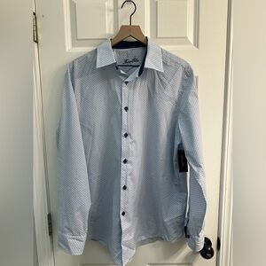 Tasso Elba Men’s Blue Dress Shirt